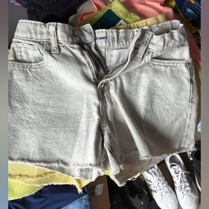 Old Navy Women's Light Gray Jean Shorts